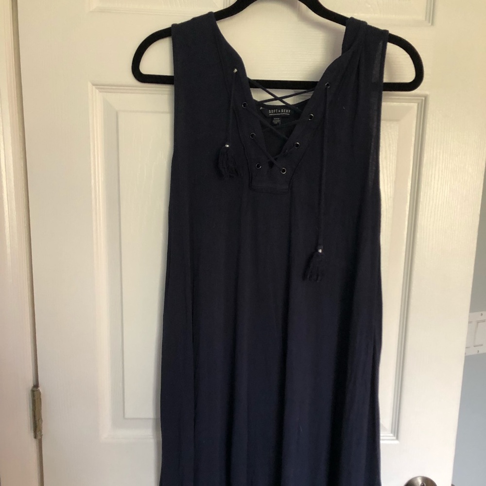 AE Navy flowy dress